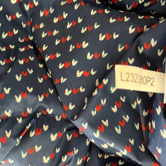 LL Bean Woman's Red Downtek Downfilled Puffy Winter Packable Jacket Sz MXL - Picture 11 of 13